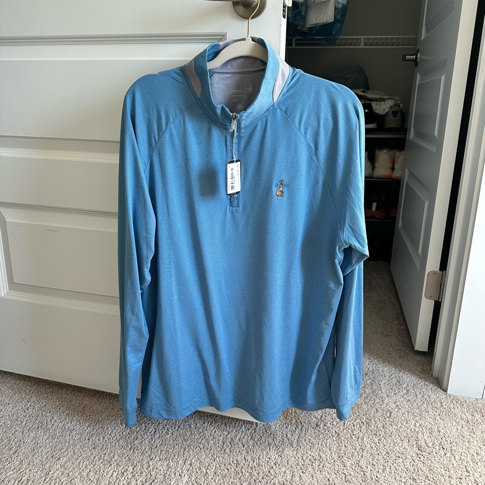 **NWT** Men’s Johnnie O Waterville Golf Links Quarter-Zip Pullover